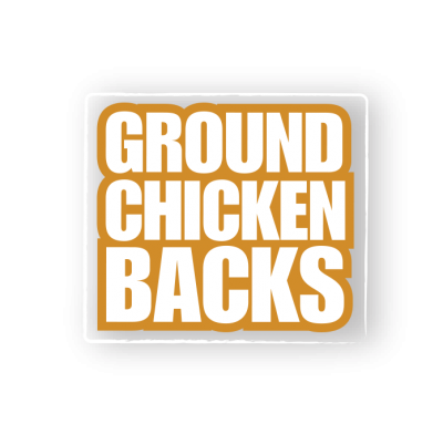 Perfectly Raw Ground Chicken Backs 4 lb