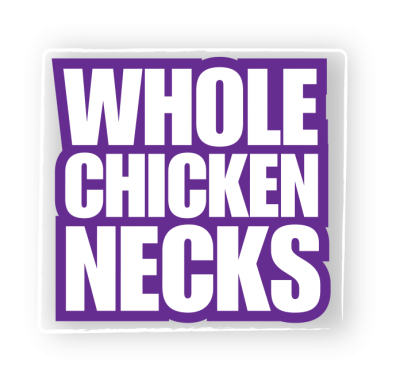 Perfectly Raw Whole Chicken Necks 2 lb